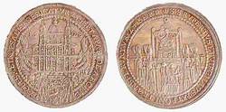 Medaille zur Domweihe 1628