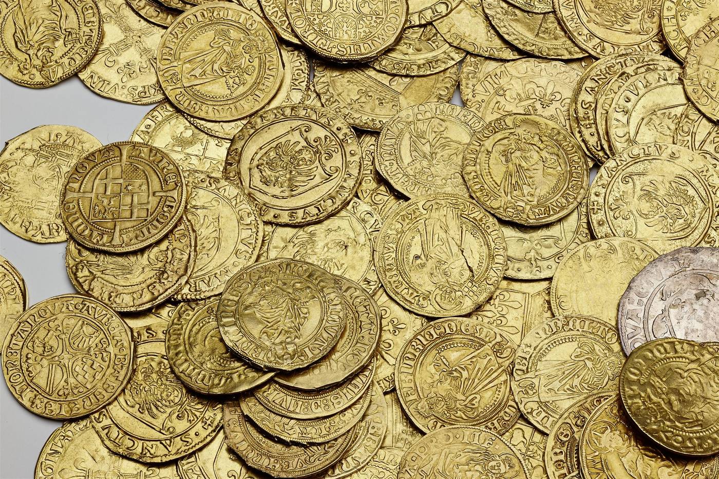 Münzschatz von Werfen, um 1540, Gold, Silber, geprägt, © Salzburg Museum