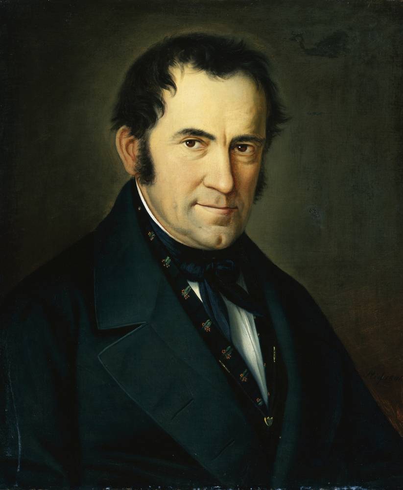 Porträt Franz Xaver Gruber, Sebastian Stief, 1846, © Stille Nacht Museum Hallein