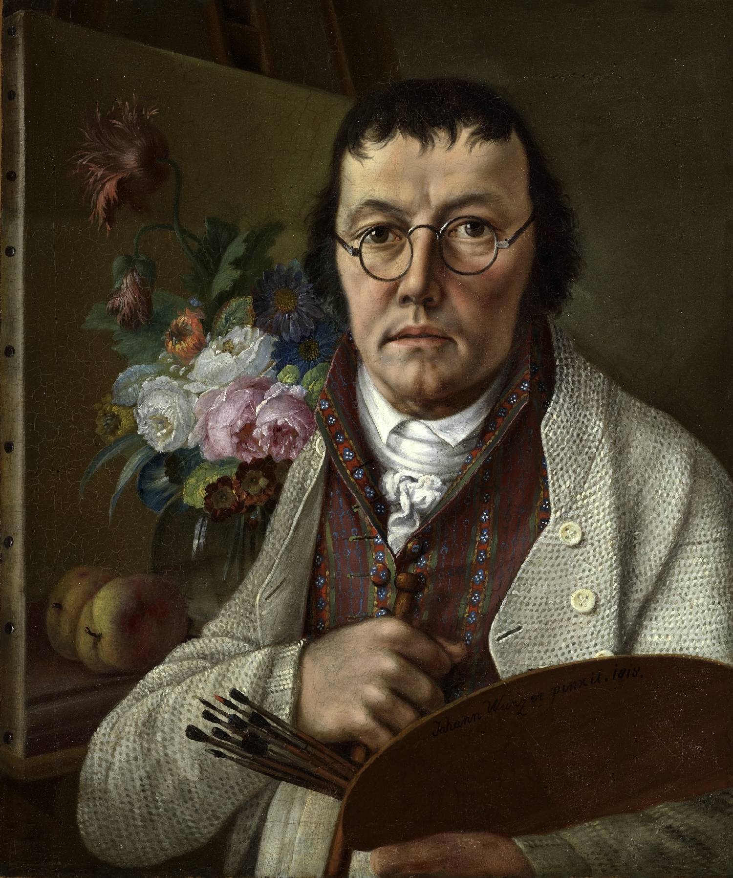Selbstporträt, Johann Matthias Wurzer, 1818, Inv.-Nr. 169-27
