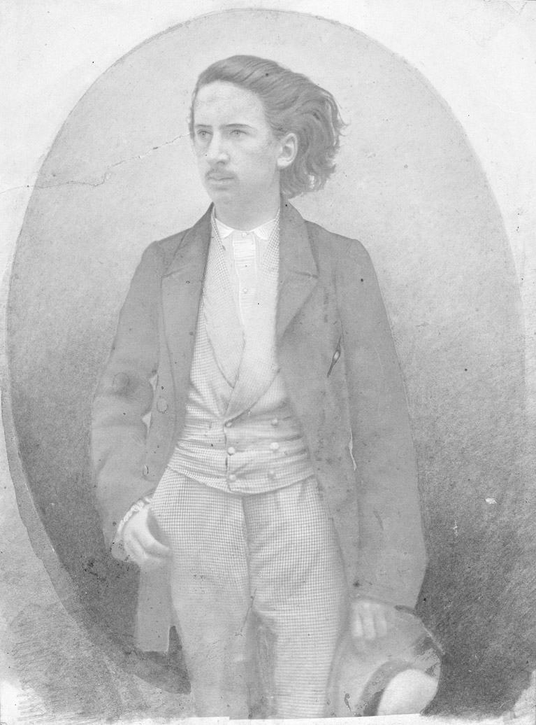 Der junge Hans Makart, 1856, Inv.-Nr. F 18541