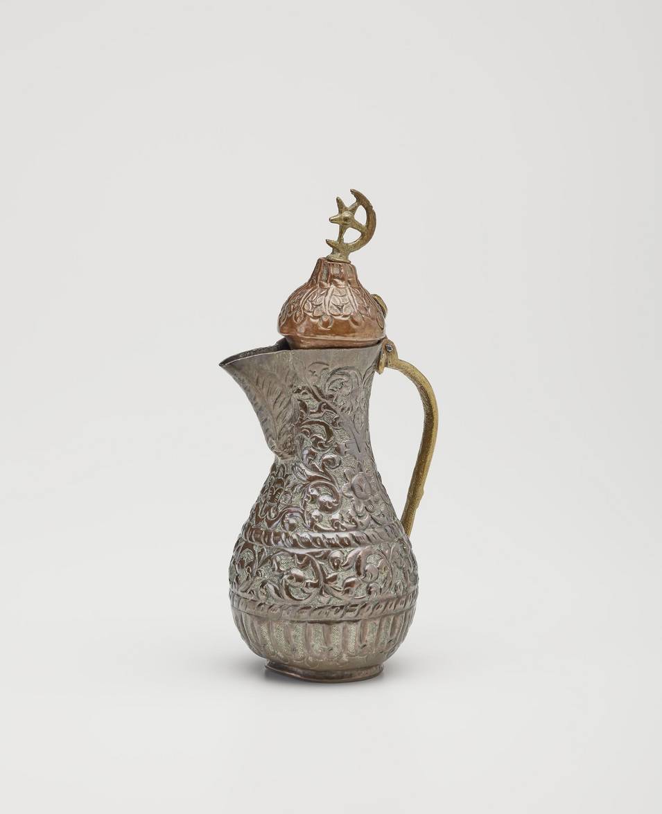 Coffee/mocha pot, 19th c., Brass, copper, Salzburg Museum, inv. no. 137-69