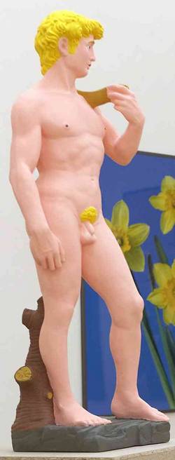 David, Hans-Peter Feldmann (*1941), Kunststoff, 2006, Oberösterreichisches Landesmuseum / Landesgalerie Linz, Inventarnummer LG 653, VG Bild-Kunst, Bonn für Hans-Peter Feldmann